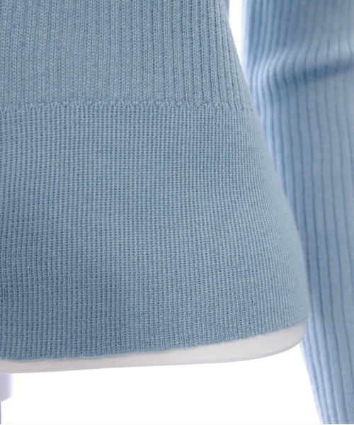 CLEAR BASIC（クリアベーシック）の「ビジューボタンニットカーディガン[春 オフィスカジュアル 着回し抜群 大人 カジュアル]≪SS新作≫（カーディガン/ボレロ・レディース・ブルーグレー/アイボリー/ピンク・F）」の15枚目の写真