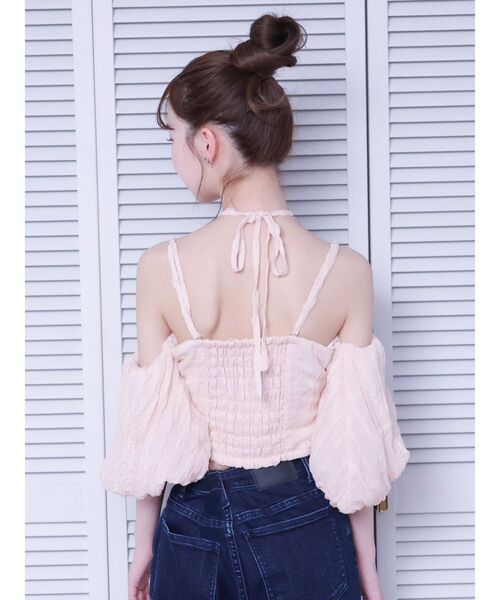 EATME（イートミー）の「バルーンスリーブオフショルダーブラウス（シャツ/ブラウス・レディース・アイボリー/ブラック/ピンク・FREE）」の19枚目の写真