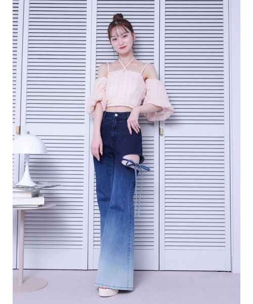 EATME（イートミー）の「バルーンスリーブオフショルダーブラウス（シャツ/ブラウス・レディース・アイボリー/ブラック/ピンク・FREE）」の18枚目の写真