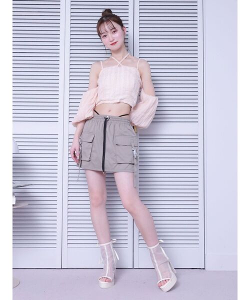 EATME（イートミー）の「バルーンスリーブオフショルダーブラウス（シャツ/ブラウス・レディース・アイボリー/ブラック/ピンク・FREE）」の13枚目の写真