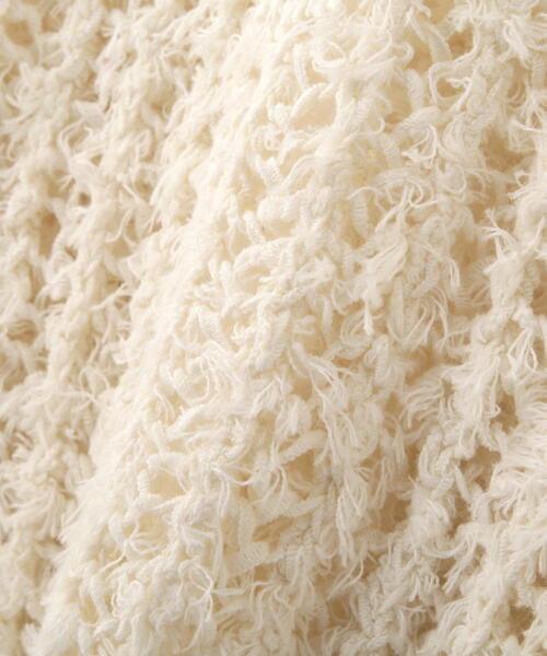 N.(N. Natural Beauty Basic)(エヌエヌナチュラルビューティーベーシック)の「メッシュニットワンピース(ワンピース・レディース・ブラウン/オフホワイト/ホワイト系その他・MEDIUM)」の17枚目の写真