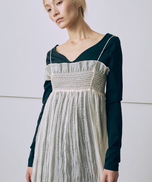 EN NEUME（エンノイム）の「Seam-Stitched Tops（Tシャツ/カットソー・レディース・ブラック/オフホワイト/ライトグレー・FREE）」の20枚目の写真