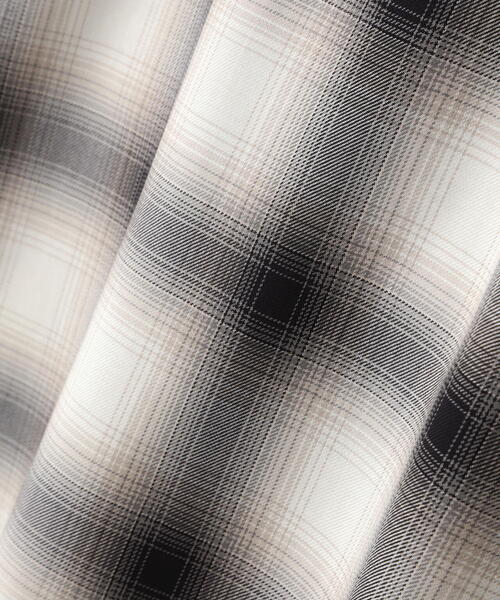 Toironier(トワロニエ)の「Toironier/トワロニエ/Opencollar Check Shirt(シャツ/ブラウス・メンズ・ブラック/グレー・F)」の10枚目の写真