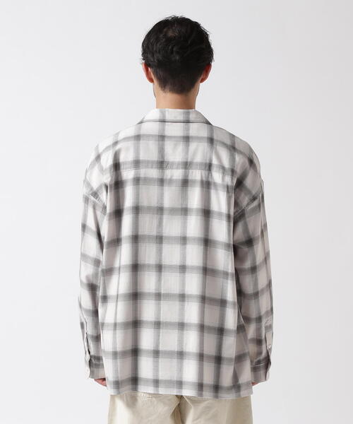 Toironier(トワロニエ)の「Toironier/トワロニエ/Opencollar Check Shirt(シャツ/ブラウス・メンズ・ブラック/グレー・F)」の14枚目の写真