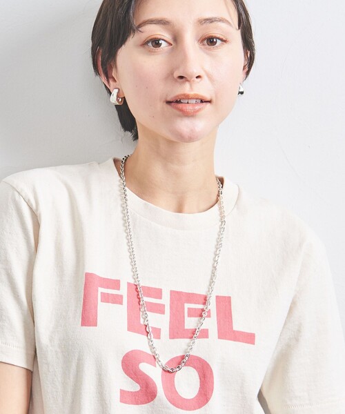 PHILIPPE AUDIBERT（フィリップ オーディベール）の「＜PHILIPPE AUDIBERT＞OLEANE チェーン ロングネックレス（ネックレス・レディース・シルバー・FREE）」の2枚目の写真