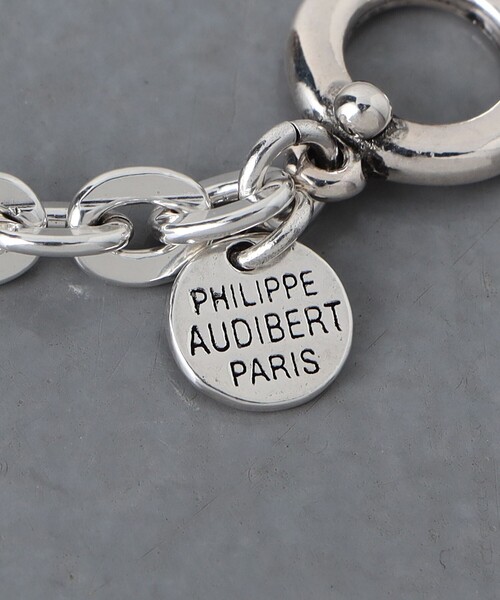PHILIPPE AUDIBERT（フィリップ オーディベール）の「＜PHILIPPE AUDIBERT＞OLEANE チェーン ロングネックレス（ネックレス・レディース・シルバー・FREE）」の6枚目の写真