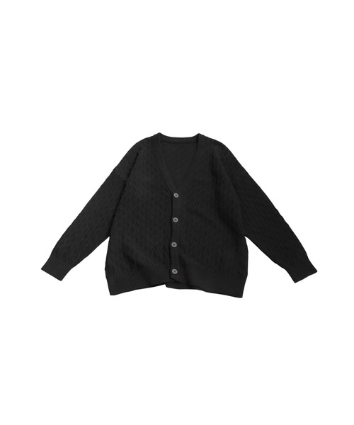 antiqua（アンティカ）の「アランニットカーディガン（ニット/セーター・レディース・グリーン/ブラック/ベージュ・ONESIZE）」の17枚目の写真