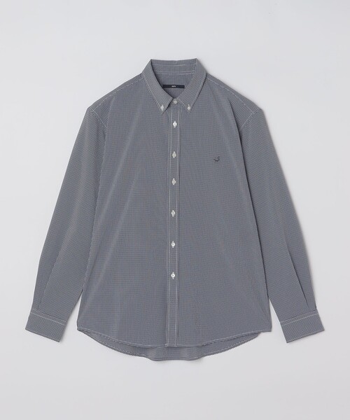 SHIPS（シップス）の「【WEB限定】SHIPS: SOLOTEX(R) DRY ワンポイントロゴ シアサッカー ボタンダウンシャツ（シャツ/ブラウス・メンズ・ネイビー/ホワイト/ブラック・X-LARGE/LARGE/MEDIUM/SMALL）」の20枚目の写真