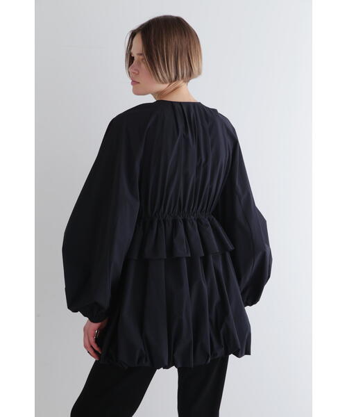 ♡美品♡ ルフィル　ＴＲツイルストレッチジャケット　ブラック　フリー　春コート ◇4WAYストレッチコート（ブルゾン）｜LE PHIL（ルフィル）の