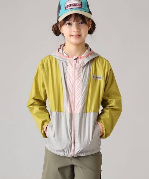 Columbia（コロンビア）の「Columbia／キッズ バックボウルII フーデッド ウィンドブレーカー／コロンビア（その他アウター・キッズ・パープル/グリーン/ネイビー/パープル系その他/グリーン系その他/ブルー系その他/ストーン・L/M/XS/S/XXS）」の3枚目の写真