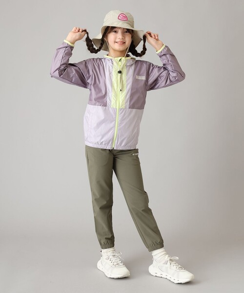 Columbia（コロンビア）の「Columbia／キッズ バックボウルII フーデッド ウィンドブレーカー／コロンビア（その他アウター・キッズ・パープル/グリーン/ネイビー/パープル系その他/グリーン系その他/ブルー系その他/ストーン・L/M/XS/S/XXS）」の14枚目の写真