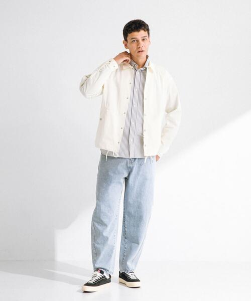 URBAN RESEARCH Sonny Label（アーバンリサーチサニーレーベル）の「撥水シャツカーディガン（シャツ/ブラウス・メンズ・ベージュ系その他/オフホワイト/ネイビー/ブラック・MEDIUM/LARGE）」の13枚目の写真