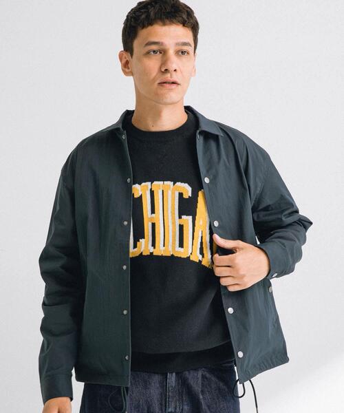 URBAN RESEARCH Sonny Label（アーバンリサーチサニーレーベル）の「撥水シャツカーディガン（シャツ/ブラウス・メンズ・ベージュ系その他/オフホワイト/ネイビー/ブラック・MEDIUM/LARGE）」の21枚目の写真