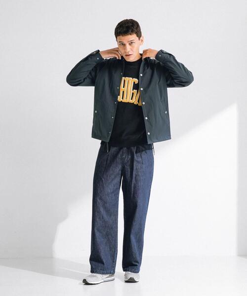 URBAN RESEARCH Sonny Label(アーバンリサーチサニーレーベル)の「撥水シャツカーディガン(シャツ/ブラウス・メンズ・ベージュ系その他/オフホワイト/ネイビー/ブラック・MEDIUM/LARGE)」の5枚目の写真