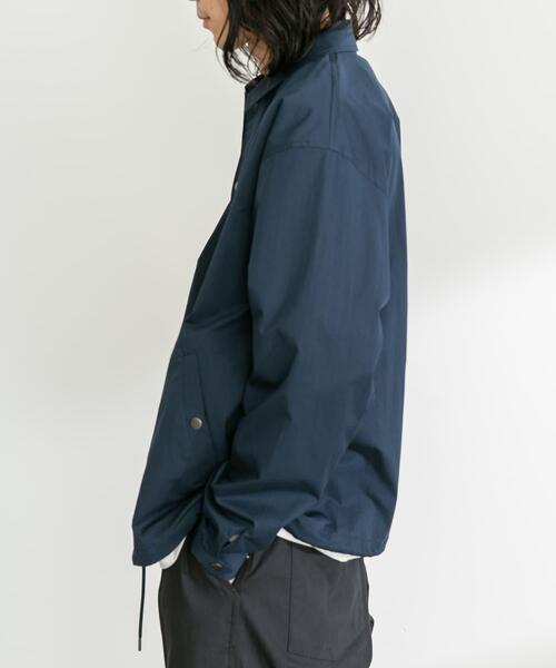URBAN RESEARCH Sonny Label(アーバンリサーチサニーレーベル)の「撥水シャツカーディガン(シャツ/ブラウス・メンズ・ベージュ系その他/オフホワイト/ネイビー/ブラック・MEDIUM/LARGE)」の12枚目の写真