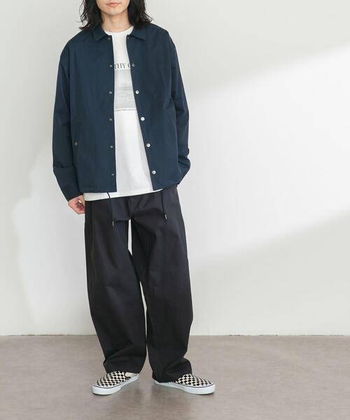 URBAN RESEARCH Sonny Label(アーバンリサーチサニーレーベル)の「撥水シャツカーディガン(シャツ/ブラウス・メンズ・ベージュ系その他/オフホワイト/ネイビー/ブラック・MEDIUM/LARGE)」の13枚目の写真