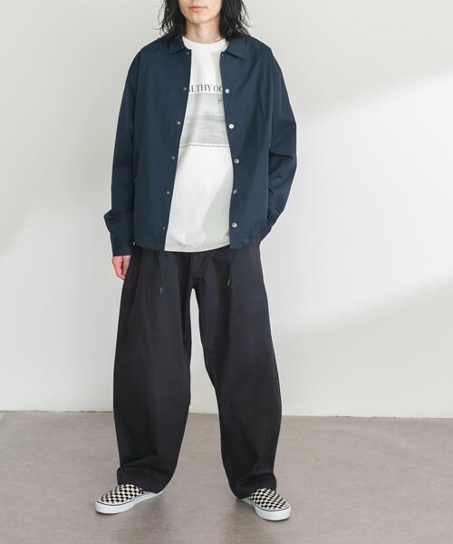 URBAN RESEARCH Sonny Label(アーバンリサーチサニーレーベル)の「撥水シャツカーディガン(シャツ/ブラウス・メンズ・ベージュ系その他/オフホワイト/ネイビー/ブラック・MEDIUM/LARGE)」の15枚目の写真