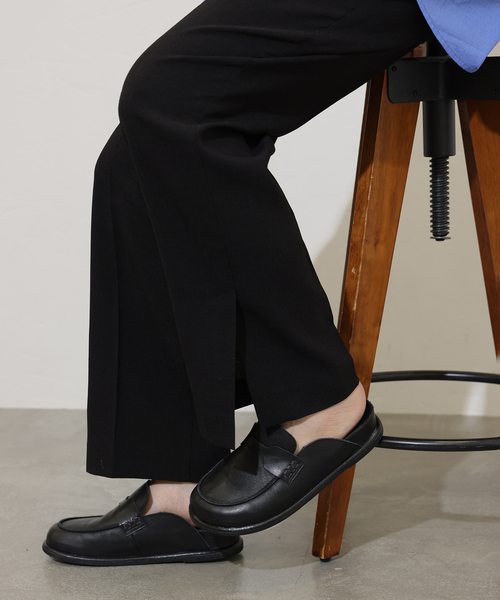 LAYAS(レイヤーズ)の「【LAYAS】MULE LOAFER(ローファー・レディース・ブラウン/ブラック・37/36/38)」の3枚目の写真