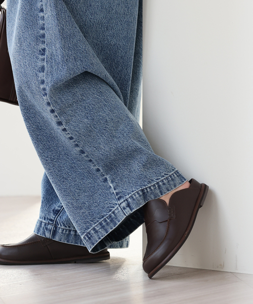 LAYAS(レイヤーズ)の「【LAYAS】MULE LOAFER(ローファー・レディース・ブラウン/ブラック・37/36/38)」の6枚目の写真