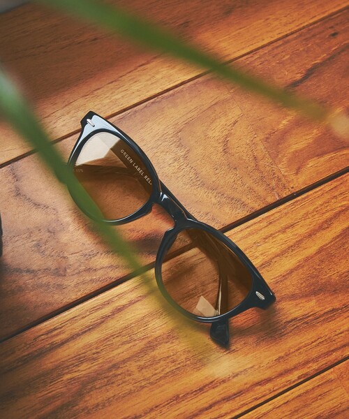 green label relaxing(グリーンレーベルリラクシング)の「GLR ウェリントン ファッション用グラス(サングラス・メンズ・ライトブルー/グレー/ブラック/ブラウン/その他1・FREE)」の4枚目の写真