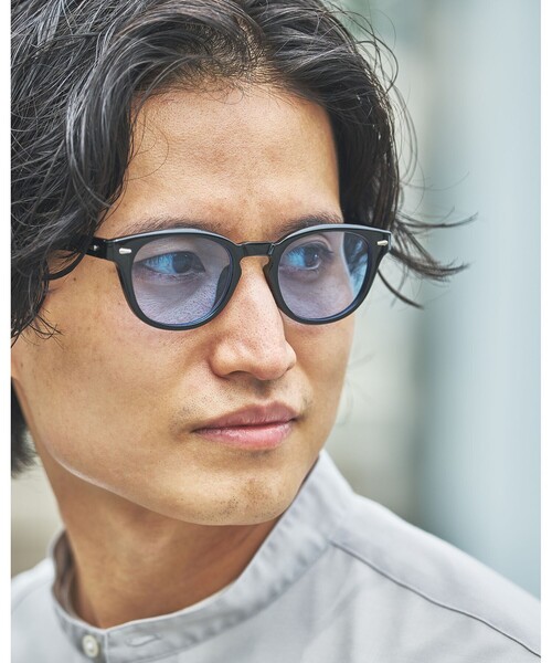 green label relaxing(グリーンレーベルリラクシング)の「GLR ウェリントン ファッション用グラス(サングラス・メンズ・ライトブルー/グレー/ブラック/ブラウン/その他1・FREE)」の16枚目の写真