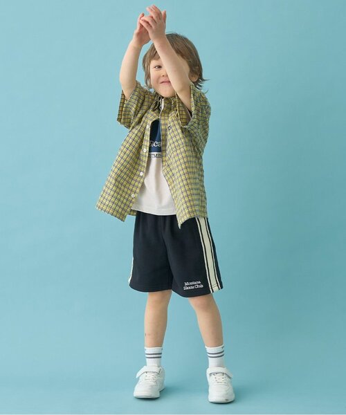 b・ROOM（ビールーム）の「4分丈サイドラインスウェットパンツ【子供服】【キッズ】【男の子】【女の子】（その他パンツ・キッズ・トップグレー/ターコイズブルー/レモンイエロー/バイオレット/ブラック/オートミール・110cm/130cm/140cm/150cm/100cm/120cm）」の17枚目の写真