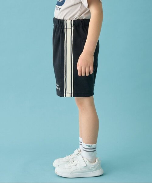 b・ROOM（ビールーム）の「4分丈サイドラインスウェットパンツ【子供服】【キッズ】【男の子】【女の子】（その他パンツ・キッズ・トップグレー/ターコイズブルー/レモンイエロー/バイオレット/ブラック/オートミール・110cm/130cm/140cm/150cm/100cm/120cm）」の18枚目の写真