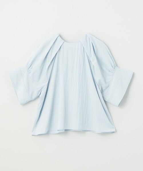 EMMEL REFINES タックノーカラースキッパーブラウス UNITED ARROWS green label relaxing｜<EMMEL REFINES>EM タック
