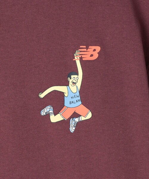 NEW BALANCE(ニューバランス)の「New Balance(ニューバランス)バスケグラフィックTシャツ(Tシャツ/カットソー・メンズ・ワインレッド・XL/L/M)」の8枚目の写真
