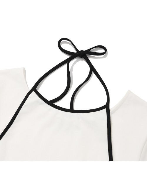 KIRSH(キルシー)の「KIRSH PLAIN DOUBLE LAYERED T-SHIRT キルシー プレーン ダブル レイヤード Tシャツ(Tシャツ/カットソー・レディース・ホワイト/レッド/ブラック・ONE SIZE)」の15枚目の写真