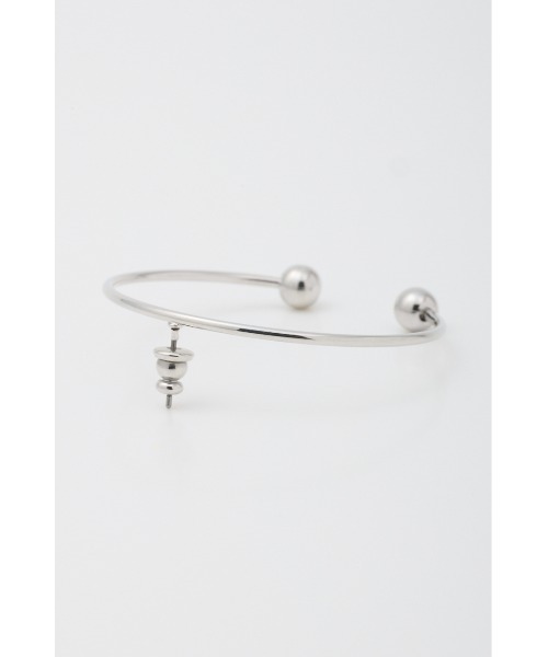 SLY(スライ)の「CIRCULAR BARBELL BIG P/EARRING サーキュラー バーベル ビッグ ピアス(ピアス(両耳用)・レディース・ゴールド/シルバー・FREE)」の14枚目の写真