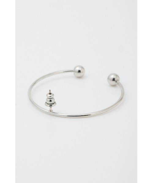 SLY(スライ)の「CIRCULAR BARBELL BIG P/EARRING サーキュラー バーベル ビッグ ピアス(ピアス(両耳用)・レディース・ゴールド/シルバー・FREE)」の4枚目の写真
