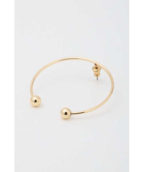 SLY(スライ)の「CIRCULAR BARBELL BIG P/EARRING サーキュラー バーベル ビッグ ピアス(ピアス(両耳用)・レディース・ゴールド/シルバー・FREE)」の6枚目の写真