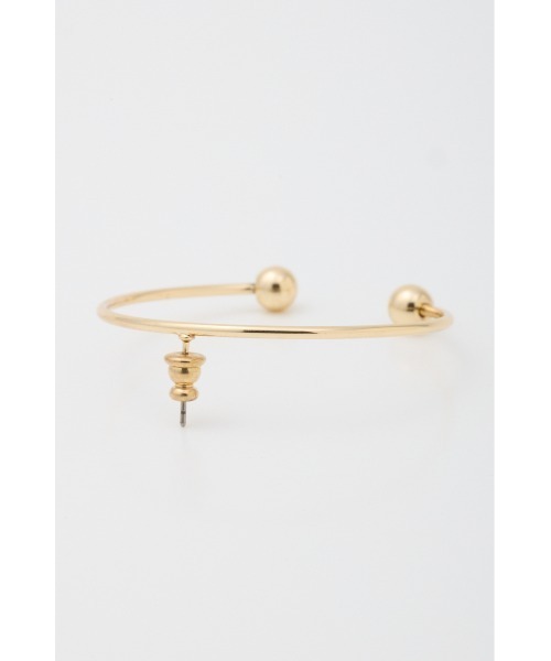 SLY(スライ)の「CIRCULAR BARBELL BIG P/EARRING サーキュラー バーベル ビッグ ピアス(ピアス(両耳用)・レディース・ゴールド/シルバー・FREE)」の8枚目の写真