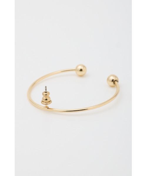 SLY(スライ)の「CIRCULAR BARBELL BIG P/EARRING サーキュラー バーベル ビッグ ピアス(ピアス(両耳用)・レディース・ゴールド/シルバー・FREE)」の9枚目の写真
