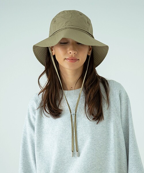 FREAK'S STORE（フリークスストア）の「SUN SHADE SP BRIM HAT サンシェードブリムハット（ハット・メンズ・ブラック/ベージュ・ONE SIZE）」の2枚目の写真
