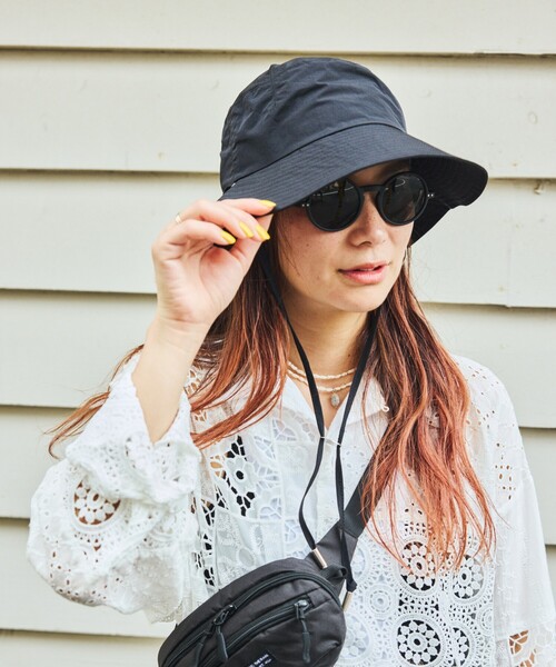 FREAK'S STORE（フリークスストア）の「SUN SHADE SP BRIM HAT サンシェードブリムハット（ハット・メンズ・ブラック/ベージュ・ONE SIZE）」の20枚目の写真