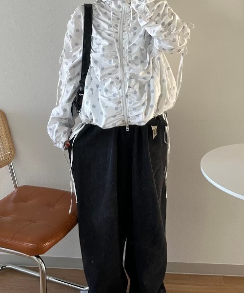 kynu⭐︎　マチャットナイロンジップブルゾン ナイロンジップブルゾン（ベージュ） | MACHATT ONLINE STORE