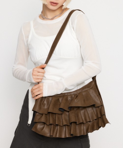 FRILL ショルダーバッグ LAGUA GEM フリル バッグ ラグア FRILL ショルダーバッグ | ラグア ジェム(LAGUA GEM) | マルイ
