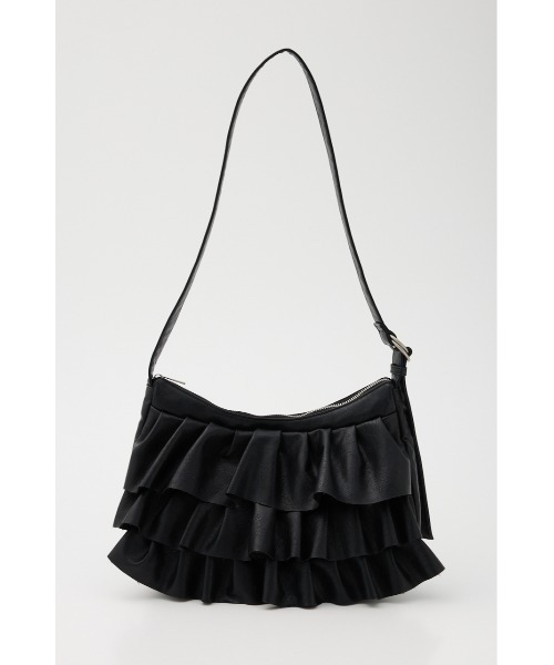 LAGUA GEM(ラグアジェム)の「FRILL ショルダーバッグ(ショルダーバッグ・レディース・ブラック/ブラウン・FREE)」の4枚目の写真