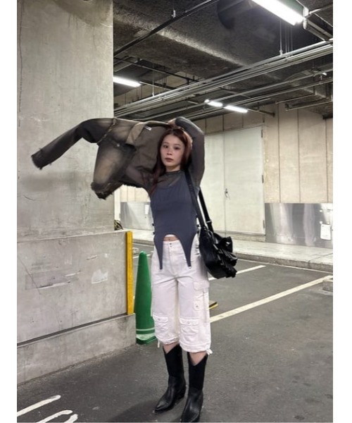 LAGUA GEM(ラグアジェム)の「FRILL ショルダーバッグ(ショルダーバッグ・レディース・ブラック/ブラウン・FREE)」の17枚目の写真