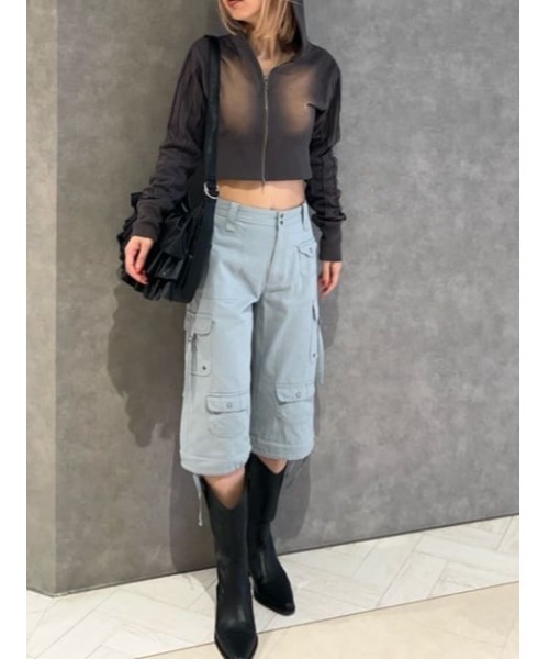 LAGUA GEM(ラグアジェム)の「FRILL ショルダーバッグ(ショルダーバッグ・レディース・ブラック/ブラウン・FREE)」の11枚目の写真