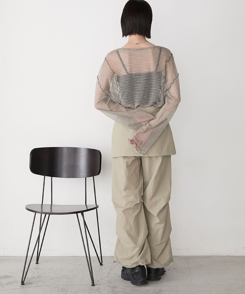 seesee yesgoodmarket ボーダーロングスリーブ ロシア軍 ボーダーロングスリーブT 60 ネイビー 春夏秋 - メルカリ
