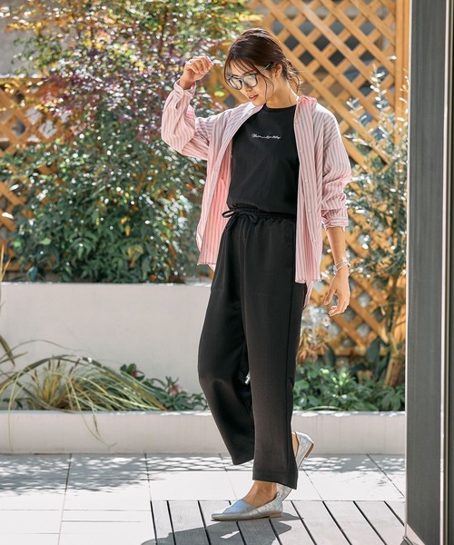 FOUND GOOD（ファウンドグッド）の「サテンイージーパンツ（その他パンツ・レディース・ブルー系2/アイボリー/ブラック/グレー系8・L/M/S）」の15枚目の写真