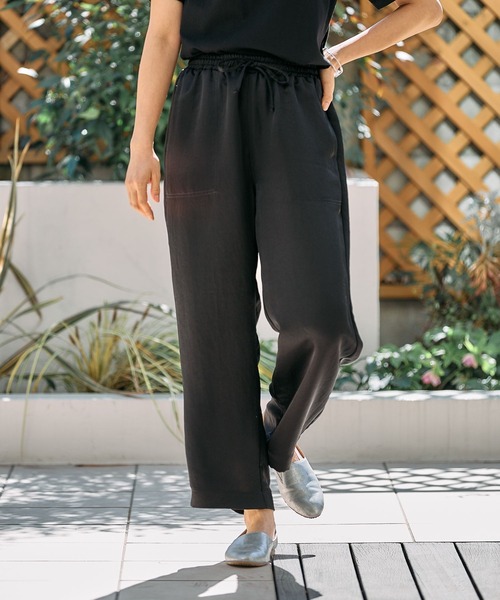 FOUND GOOD（ファウンドグッド）の「サテンイージーパンツ（その他パンツ・レディース・ブルー系2/アイボリー/ブラック/グレー系8・L/M/S）」の16枚目の写真