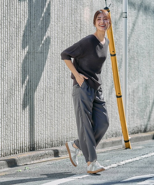 FOUND GOOD（ファウンドグッド）の「サテンイージーパンツ（その他パンツ・レディース・ブルー系2/アイボリー/ブラック/グレー系8・L/M/S）」の19枚目の写真