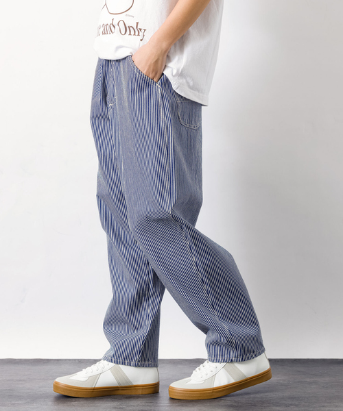 Lee（リー）の「【Lee/リー】DUNGAREES ワイドペインターパンツ/ユニセックス（デニムパンツ・メンズ・その他1/スミクロ/ダークグリーン・S/M/L）」の3枚目の写真