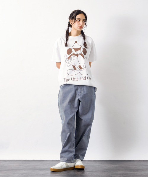 Lee（リー）の「【Lee/リー】DUNGAREES ワイドペインターパンツ/ユニセックス（デニムパンツ・メンズ・その他1/スミクロ/ダークグリーン・S/M/L）」の16枚目の写真