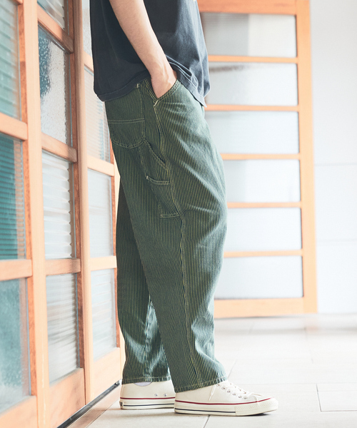 Lee（リー）の「【Lee/リー】DUNGAREES ワイドペインターパンツ/ユニセックス（デニムパンツ・メンズ・その他1/スミクロ/ダークグリーン・S/M/L）」の18枚目の写真