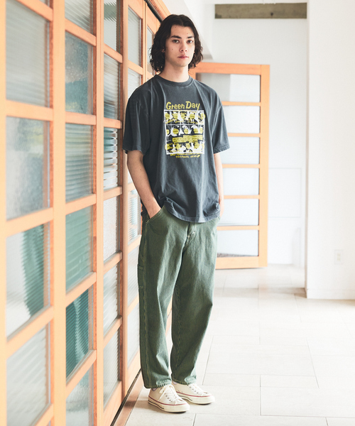 Lee（リー）の「【Lee/リー】DUNGAREES ワイドペインターパンツ/ユニセックス（デニムパンツ・メンズ・その他1/スミクロ/ダークグリーン・S/M/L）」の20枚目の写真